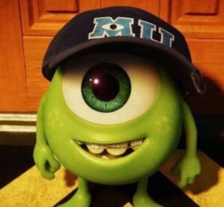 Mike Wazowski Meme Template