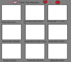 i hate this character Meme Template