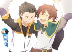 kazuma and subaru Meme Template