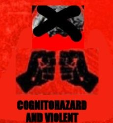 Cognitohazard and violent Meme Template