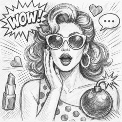 pop art Meme Template