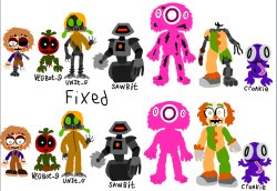 Horror game animatronics Meme Template