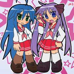 I love Konata Izumi and Kagami Hiiragi so much!!! Meme Template