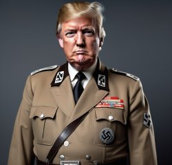 Donald Trump Nazi Uniform Meme Template