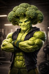 Broccoliman Meme Template