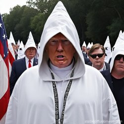 Donald Trump KKK  MAGA Republican Meme Template