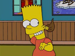 Look at me Bart Meme Template