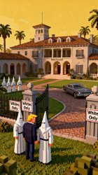 Donald Trump MAR-A-Lago KKK Whites Only Meme Template