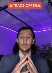 Trade Offer No Text Meme Template