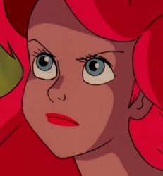 Ariel Close up Meme Template