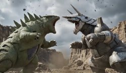 Tyranitar and Aggron arguing Meme Template