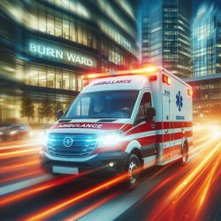 To the burn ward Meme Template