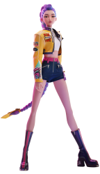 K-pop Demon Hunters Rumi Render PNG Meme Template