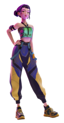 K-pop Demon Hunters Zoey Render PNG Meme Template
