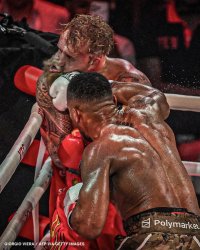 Anthony Joshua Knocks out Jake Paul Meme Template