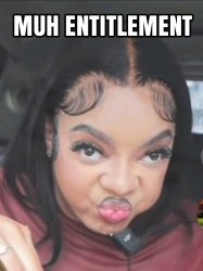 "Muh Entitlement" DoorDash Thief Meme Template