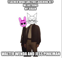 Walter wenda and jesse pinkiman Meme Template