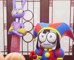 Pomni & Jax Meme Template