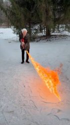Grandma flamethrower Meme Template