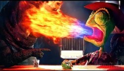 Rango Belch Fire Meme Template