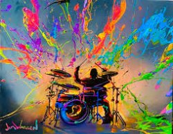 Drummer Art Meme Template