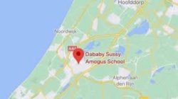 Dababy Sussy Amogus School Meme Template