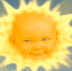 Teletubbies sun Meme Template