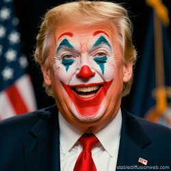 Donald Trump clown face clownface Meme Template