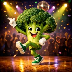 Broccoli dancing Meme Template