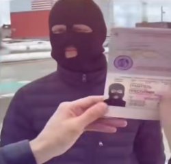 Criminal Passport Meme Template