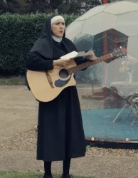 guitar-nun Meme Template