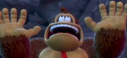 donkey Kong screaming Meme Template