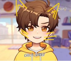 Glitch smiling Meme Template