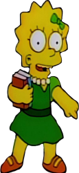 Lisa in her green dress Meme Template