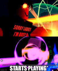 Anime Battle Music Meme Template