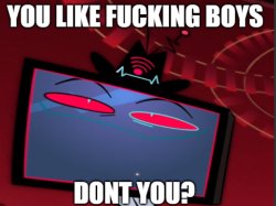 you like kisisng tv's dont you? Meme Template