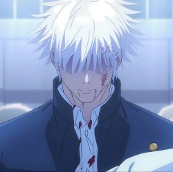 Gojo Stare Meme Template