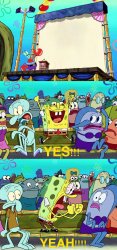 Krusty Krab 2 Manger Meme Template