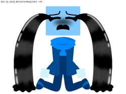 Cube crying Meme Template