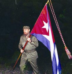Fidel flag Meme Template