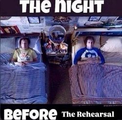 The night before Meme Template