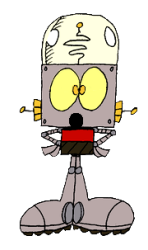 Robot Jones Blowing His Mouth Meme Template