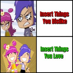 Ami and Yumi Drake Meme Meme Template