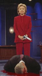 Hillary shot Bill Meme Template