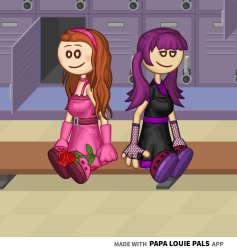 Helen and Lucy (Female Classmates) Meme Template