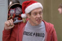 Christmas Buscemi Meme Template
