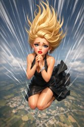 plunging beauty Meme Template