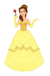 Belle Holding a Red Rose ? Meme Template