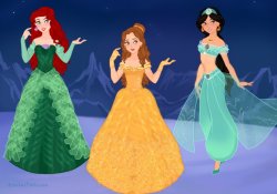 Ariel Belle and Jasmine Meme Template