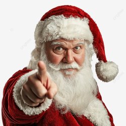 pointing santa Meme Template